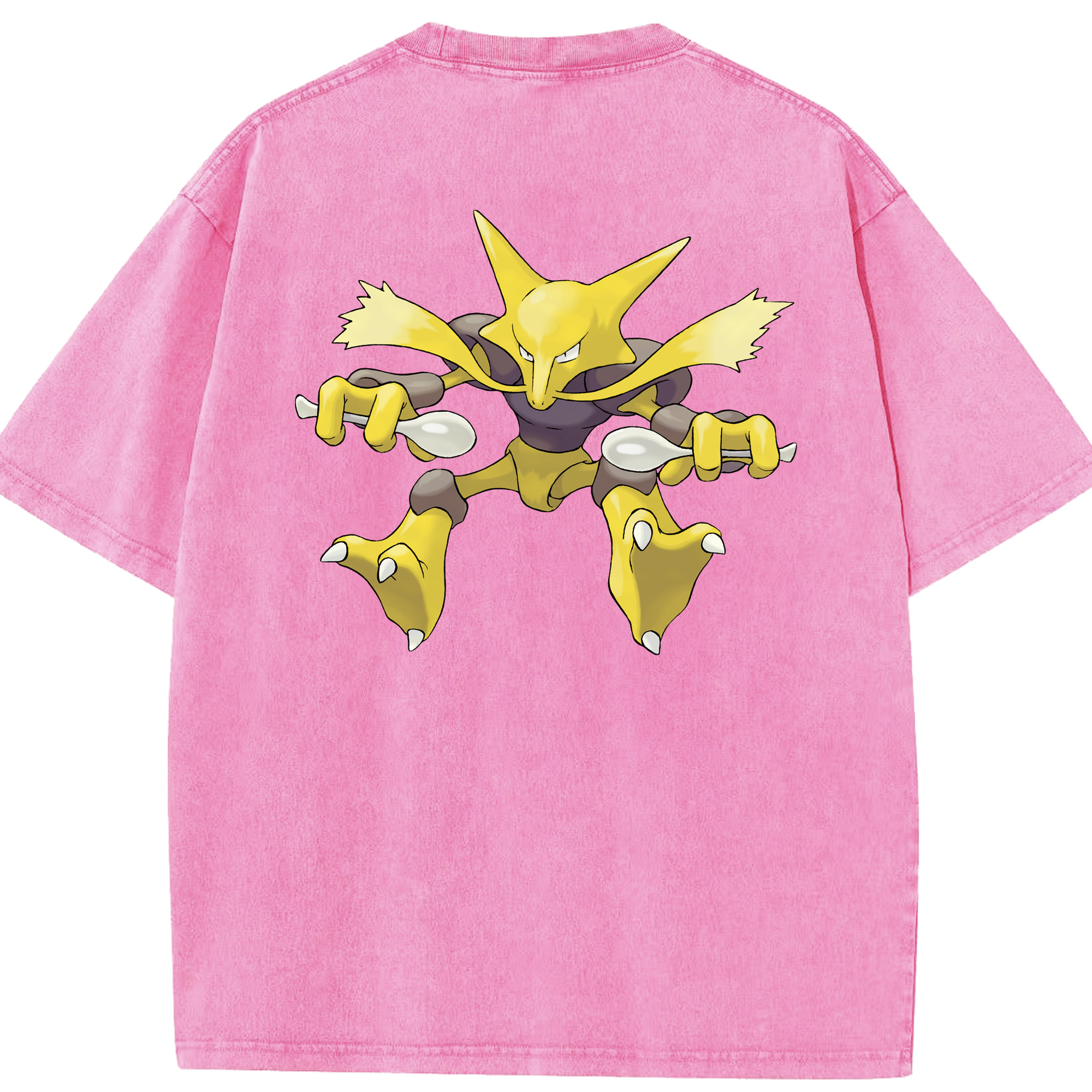 （画像用） ポケットモンスター Pokémon 綿100% ヴィンテージ風 半袖Tシャツ（背面プリント）